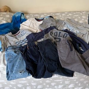 Boy 6-7T 10 piece bundle Fall capsule wardrobe - mixed brand- Zara, Carter’s